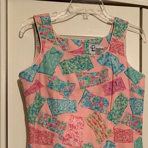 Lilly Pulitzer Vintage Ladies Size 8 Petite Shift